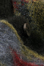 Load image into Gallery viewer, ISABEL BENENATO Geometric Gauzed Mohair Cardigan (PETROLEUM)