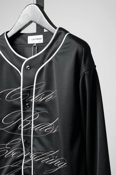 画像をギャラリービューアに読み込む, LASTMAN BASEBALL SHIRT "C.R.E.A.M" (L/S) (BLACK)