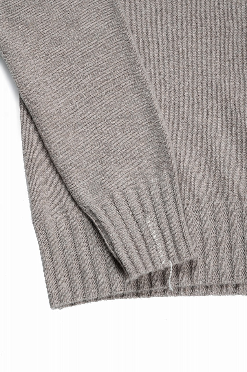 Load image into Gallery viewer, ISABEL BENENATO Cashmere Turtle Neck Sweater (PUMICE)
