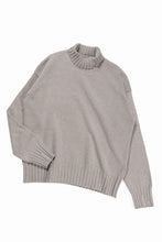 Load image into Gallery viewer, ISABEL BENENATO Cashmere Turtle Neck Sweater (PUMICE)