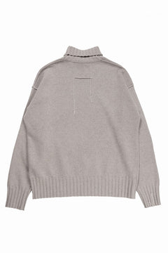 Load image into Gallery viewer, ISABEL BENENATO Cashmere Turtle Neck Sweater (PUMICE)