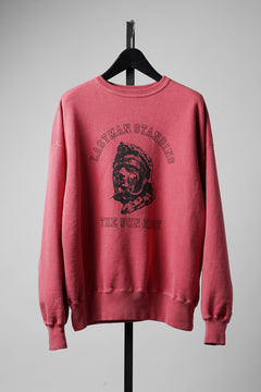 画像をギャラリービューアに読み込む, LASTMAN PRINTED CREW NECK -SUN RISE- (RED)