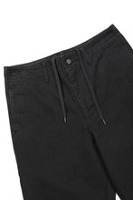 画像をギャラリービューアに読み込む, ISAMU KATAYAMA BACKLASH HERRINGBONE ONE WASH WIDE PANTS (BLACK)