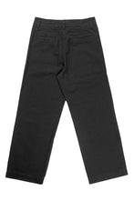 画像をギャラリービューアに読み込む, ISAMU KATAYAMA BACKLASH HERRINGBONE ONE WASH WIDE PANTS (BLACK)
