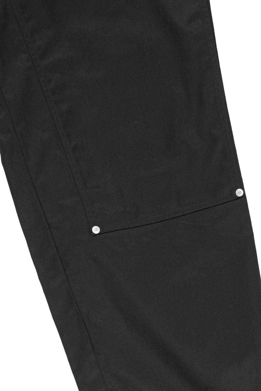 Load image into Gallery viewer, ISAMU KATAYAMA BACKLASH HIGH DENSITY CHINO CARPENTER PANTS (BLACK)