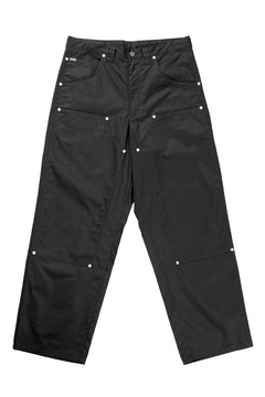 Load image into Gallery viewer, ISAMU KATAYAMA BACKLASH HIGH DENSITY CHINO CARPENTER PANTS (BLACK)