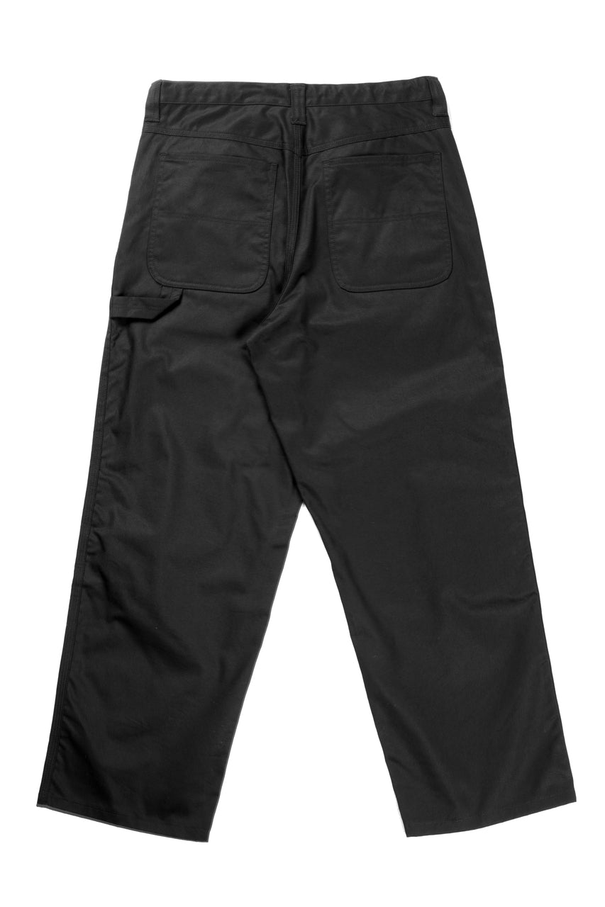 Load image into Gallery viewer, ISAMU KATAYAMA BACKLASH HIGH DENSITY CHINO CARPENTER PANTS (BLACK)