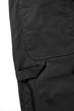 Load image into Gallery viewer, ISAMU KATAYAMA BACKLASH HIGH DENSITY CHINO CARPENTER PANTS (BLACK)