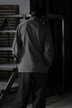 Load image into Gallery viewer, A TENTATIVE ATELIER Abel G. MULTI-STITCHES WORKER SHIRT (BLACK)