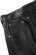 画像をギャラリービューアに読み込む, ISAMU KATAYAMA BACKLASH JAPAN STEER SOFT SHRINK AUTHENTIC STRAIGHT PANTS (BLACK)