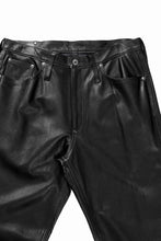 画像をギャラリービューアに読み込む, ISAMU KATAYAMA BACKLASH JAPAN STEER SOFT SHRINK AUTHENTIC STRAIGHT PANTS (BLACK)