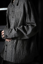 Load image into Gallery viewer, A TENTATIVE ATELIER Abel G. MULTI-STITCHES WORKER SHIRT (BLACK)