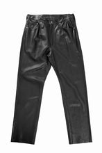 画像をギャラリービューアに読み込む, ISAMU KATAYAMA BACKLASH JAPAN STEER SOFT SHRINK AUTHENTIC STRAIGHT PANTS (BLACK)