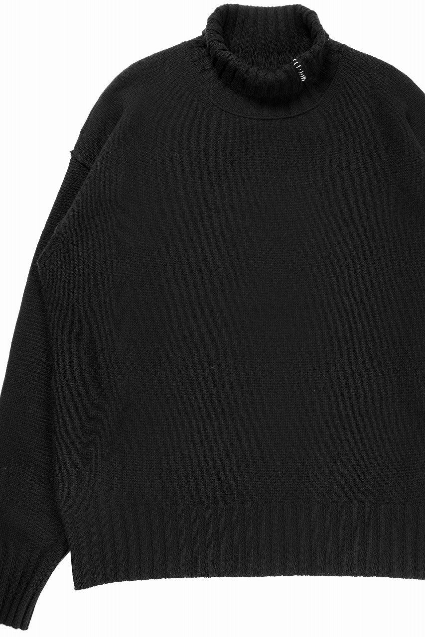 Load image into Gallery viewer, ISABEL BENENATO Cashmere Turtle Neck Sweater (BLACK)