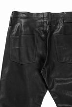 画像をギャラリービューアに読み込む, ISAMU KATAYAMA BACKLASH JAPAN STEER SOFT SHRINK AUTHENTIC STRAIGHT PANTS (BLACK)