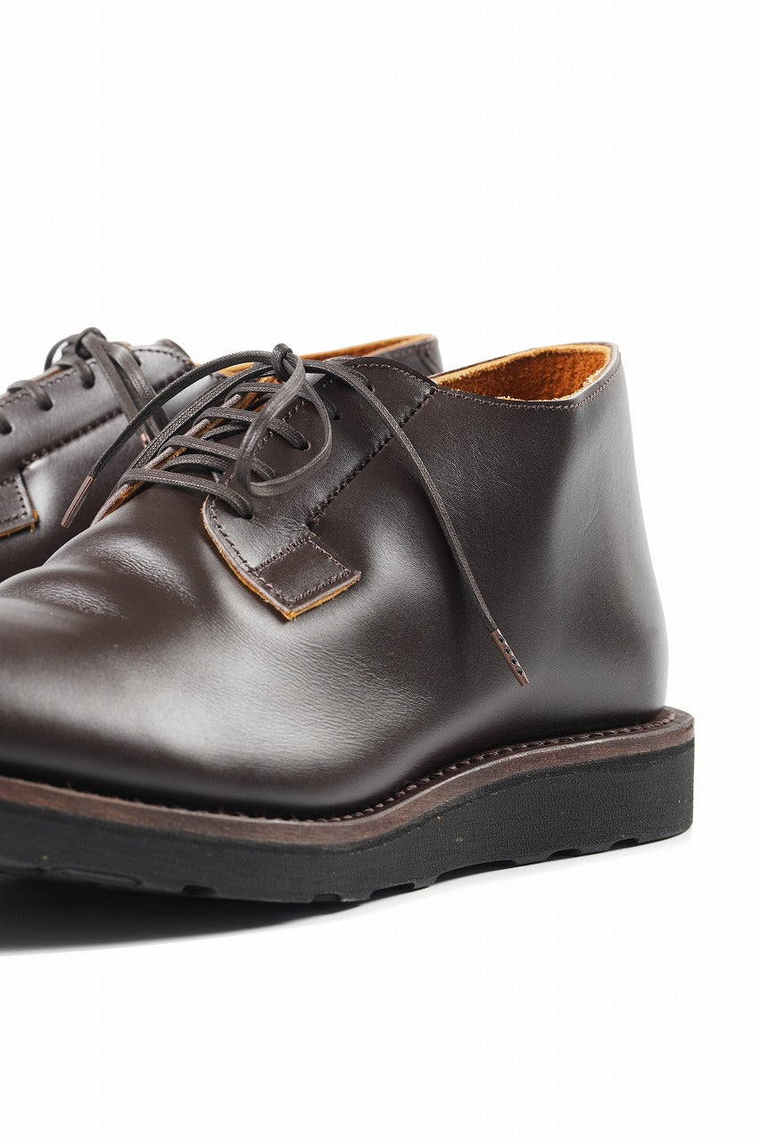 Load image into Gallery viewer, Portaille x N/07 exclusive POST MAN SHOES / WEIN HEIMER BOX CALF (DARK BROWN)