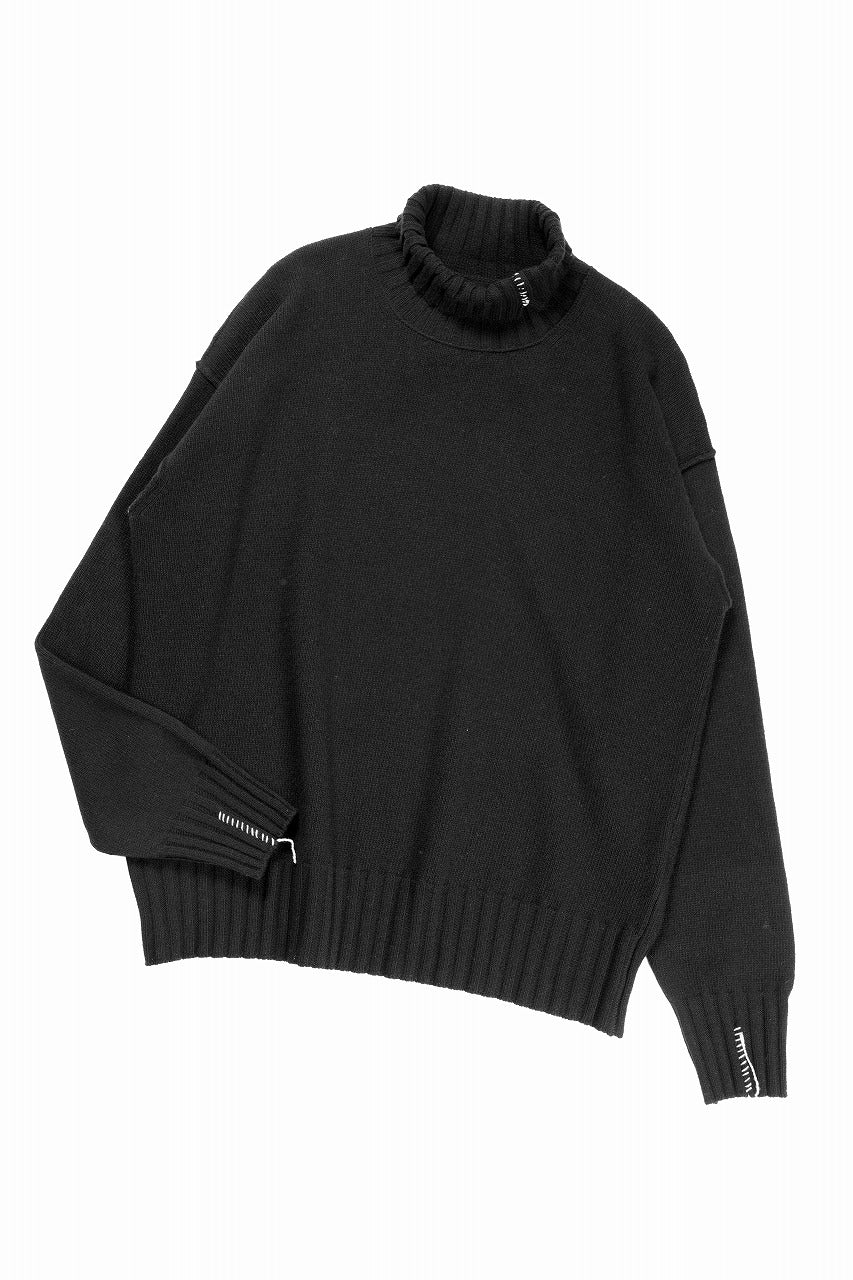 Load image into Gallery viewer, ISABEL BENENATO Cashmere Turtle Neck Sweater (BLACK)