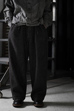 Load image into Gallery viewer, A TENTATIVE ATELIER exclusive George BUTTONED JACQUARD WORKER PANTS (DARK BROWN)