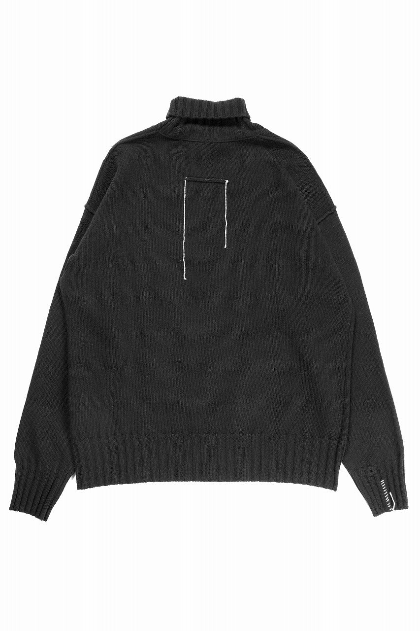 Load image into Gallery viewer, ISABEL BENENATO Cashmere Turtle Neck Sweater (BLACK)