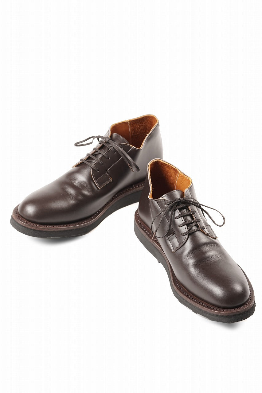 Load image into Gallery viewer, Portaille x N/07 exclusive POST MAN SHOES / WEIN HEIMER BOX CALF (DARK BROWN)