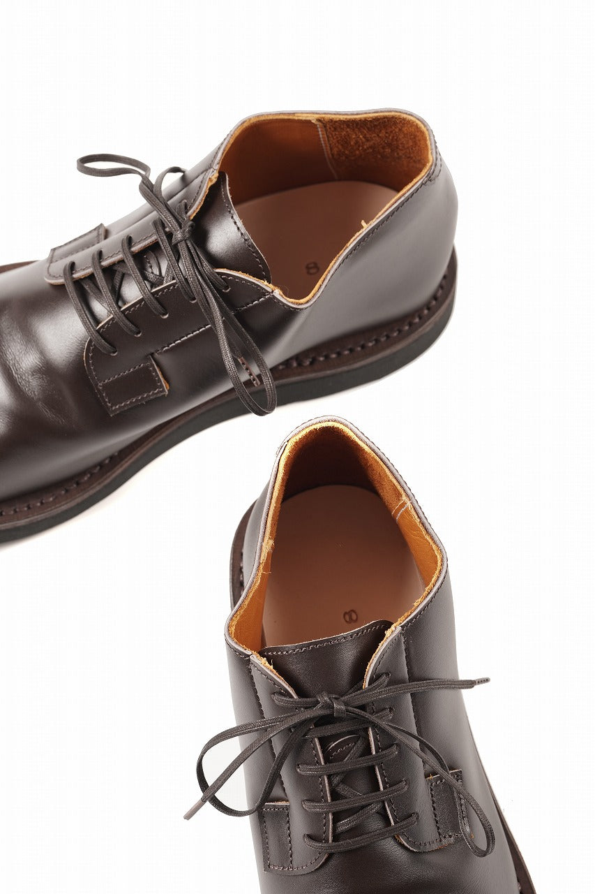 Load image into Gallery viewer, Portaille x N/07 exclusive POST MAN SHOES / WEIN HEIMER BOX CALF (DARK BROWN)