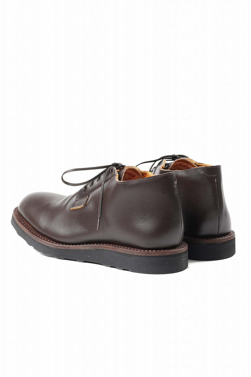 Load image into Gallery viewer, Portaille x N/07 exclusive POST MAN SHOES / WEIN HEIMER BOX CALF (DARK BROWN)