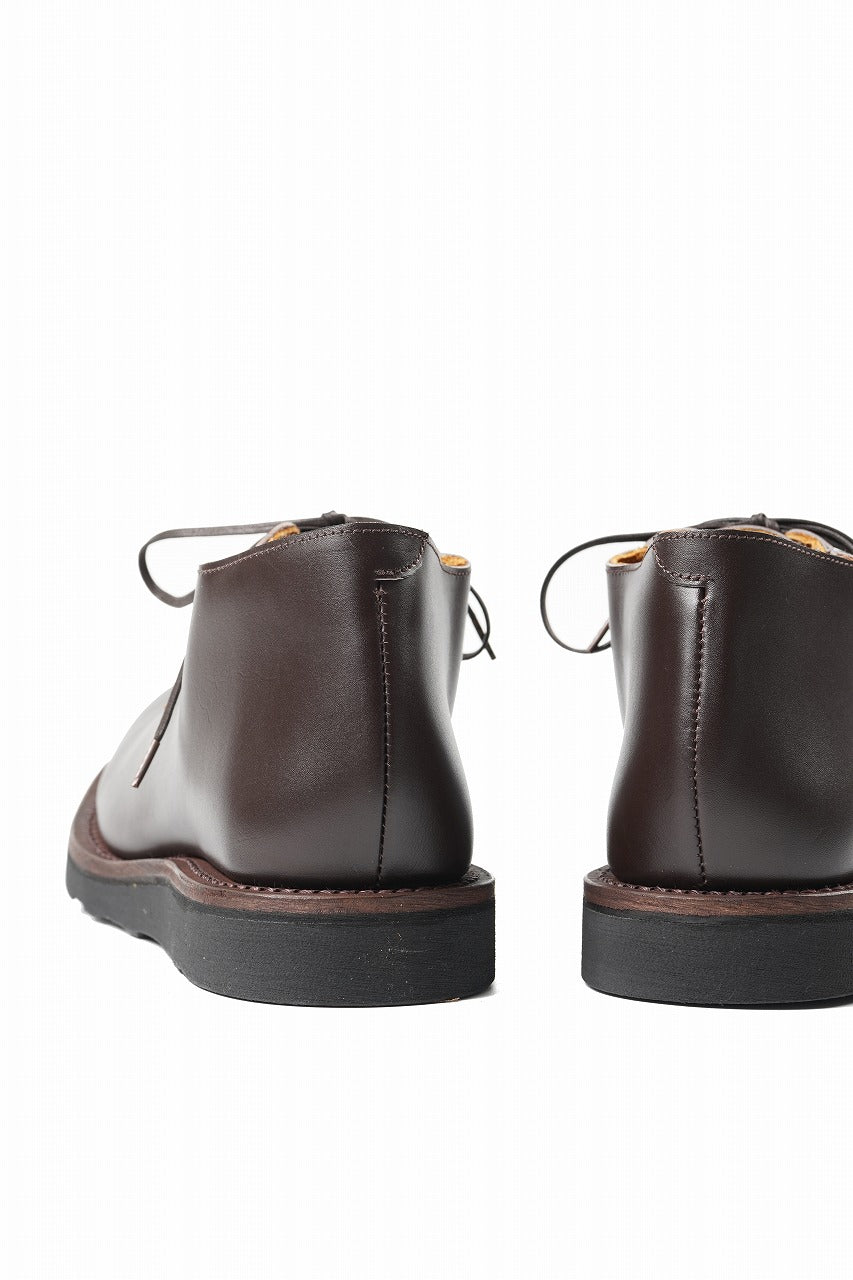 Load image into Gallery viewer, Portaille x N/07 exclusive POST MAN SHOES / WEIN HEIMER BOX CALF (DARK BROWN)