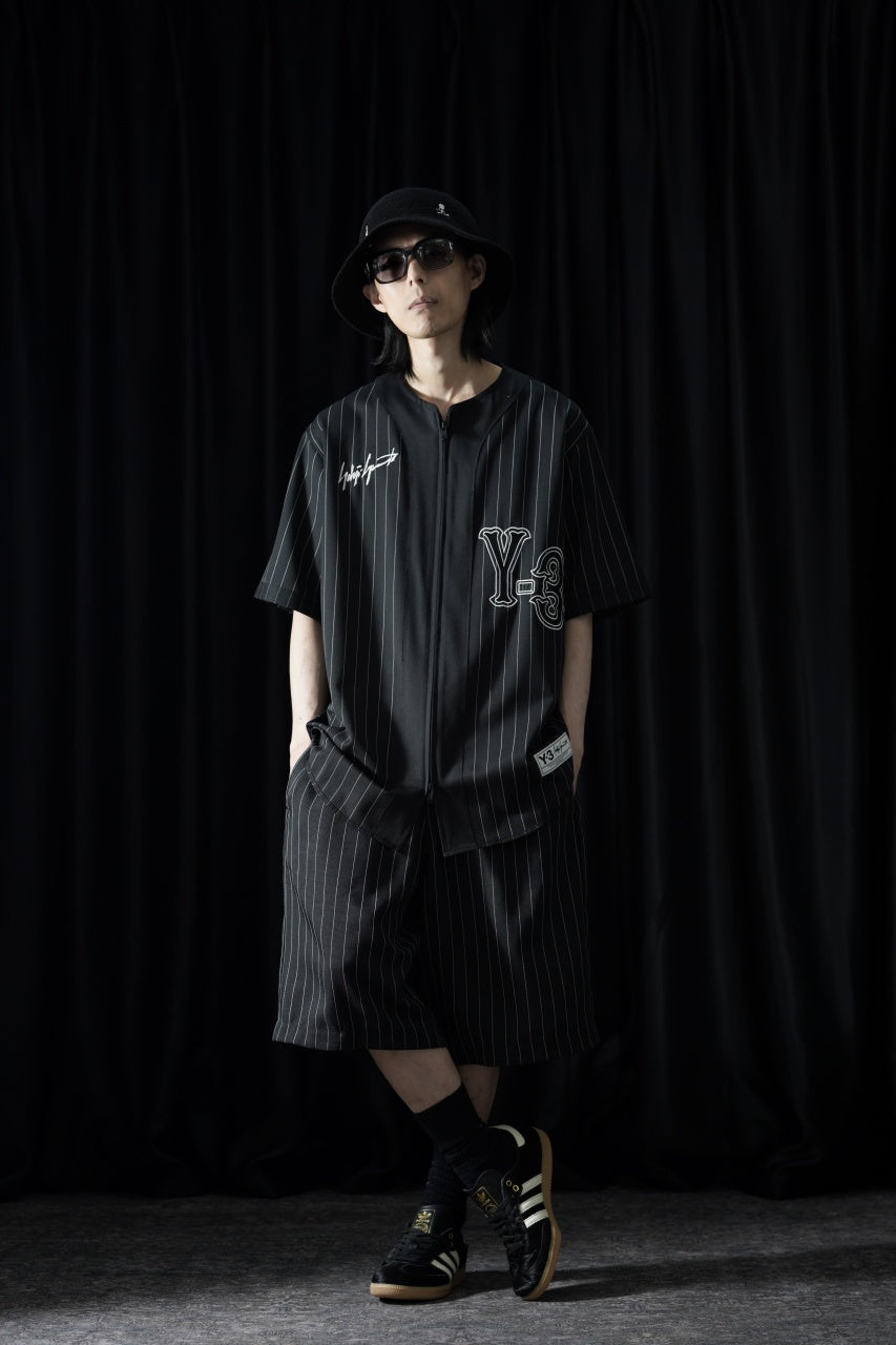 Load image into Gallery viewer, Y-3 Yohji Yamamoto ELITE 5 ZIP BASEBALL SHIRT (BLACK)