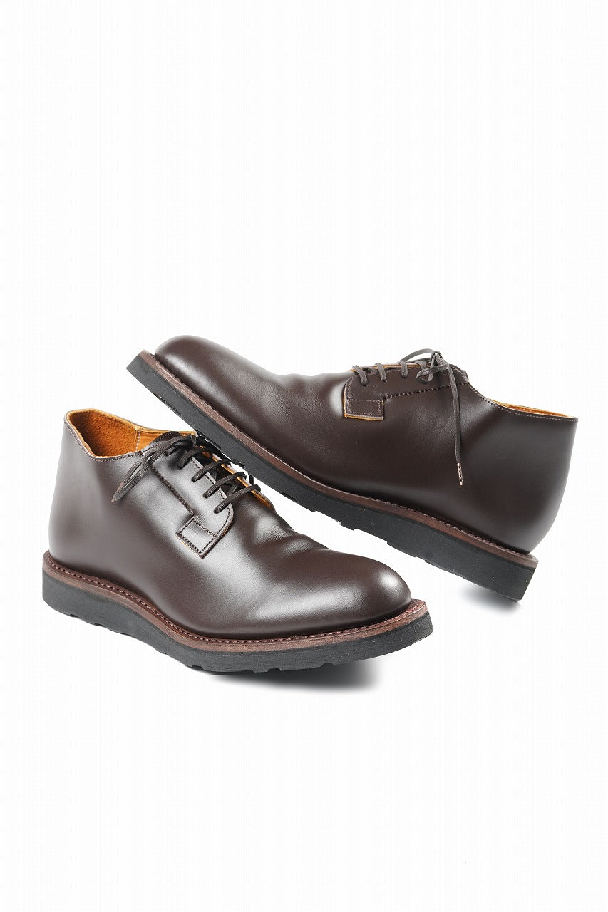 Load image into Gallery viewer, Portaille x N/07 exclusive POST MAN SHOES / WEIN HEIMER BOX CALF (DARK BROWN)