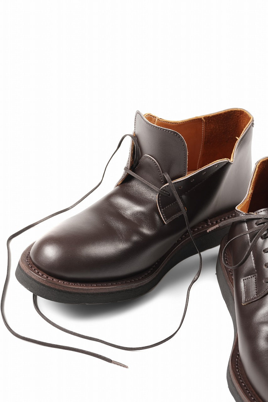 Load image into Gallery viewer, Portaille x N/07 exclusive POST MAN SHOES / WEIN HEIMER BOX CALF (DARK BROWN)