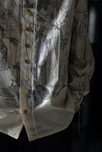 Load image into Gallery viewer, A TENTATIVE ATELIER Alvin REPLICA BIG EDGE PRINT SHIRT (NATURAL)