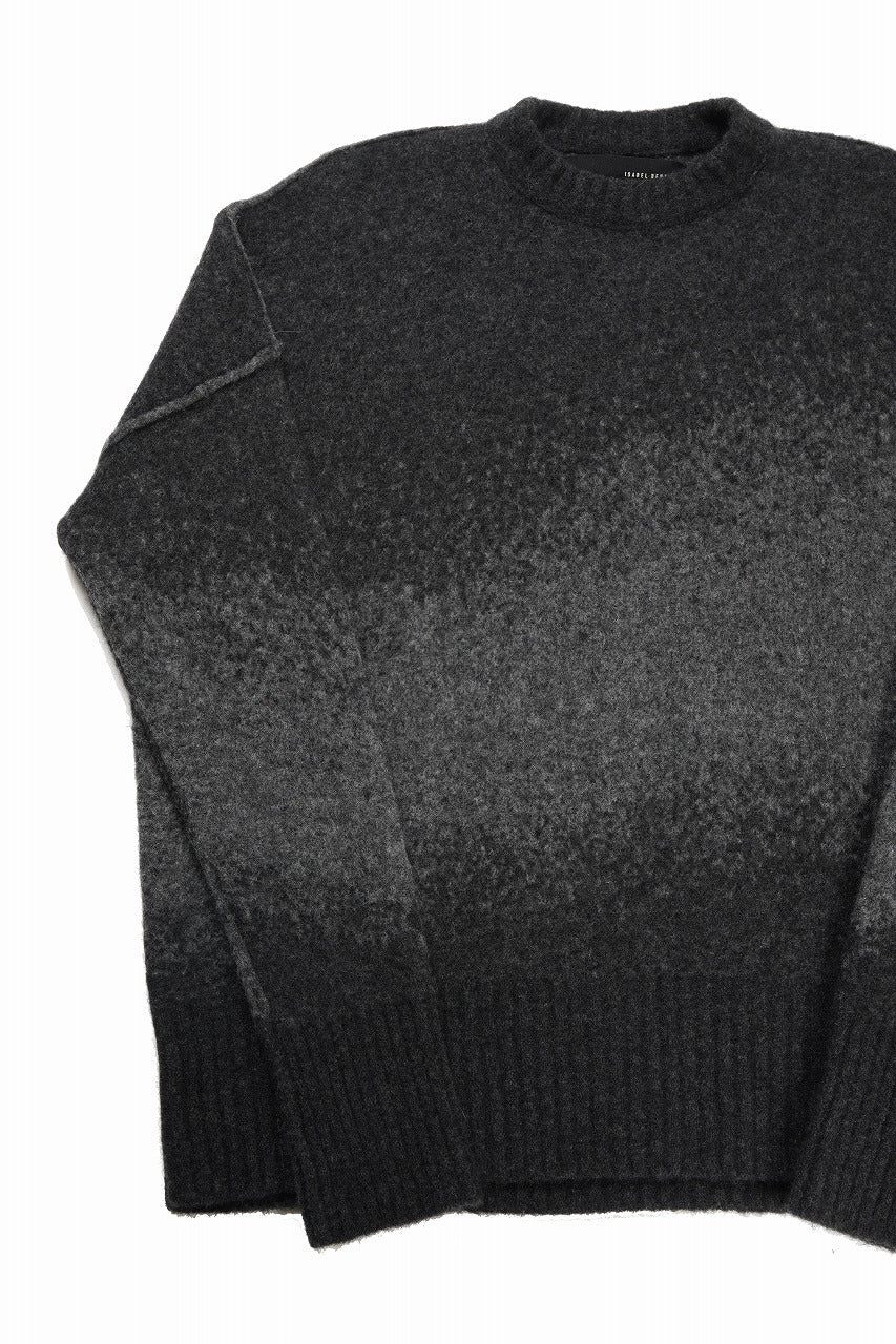 Load image into Gallery viewer, ISABEL BENENATO Yak Shaded Over Size Sweater (GRAPHITE)