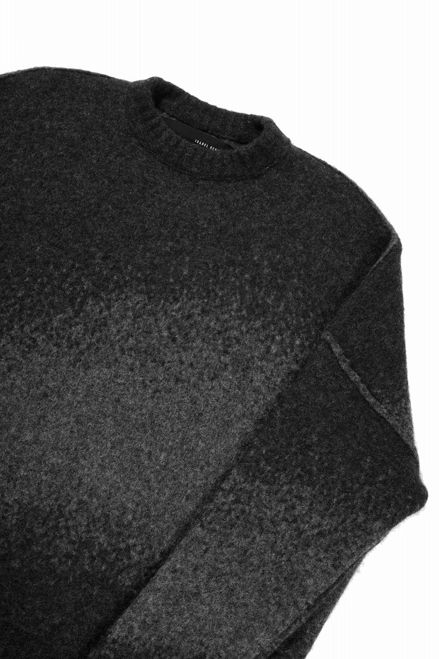 Load image into Gallery viewer, ISABEL BENENATO Yak Shaded Over Size Sweater (GRAPHITE)