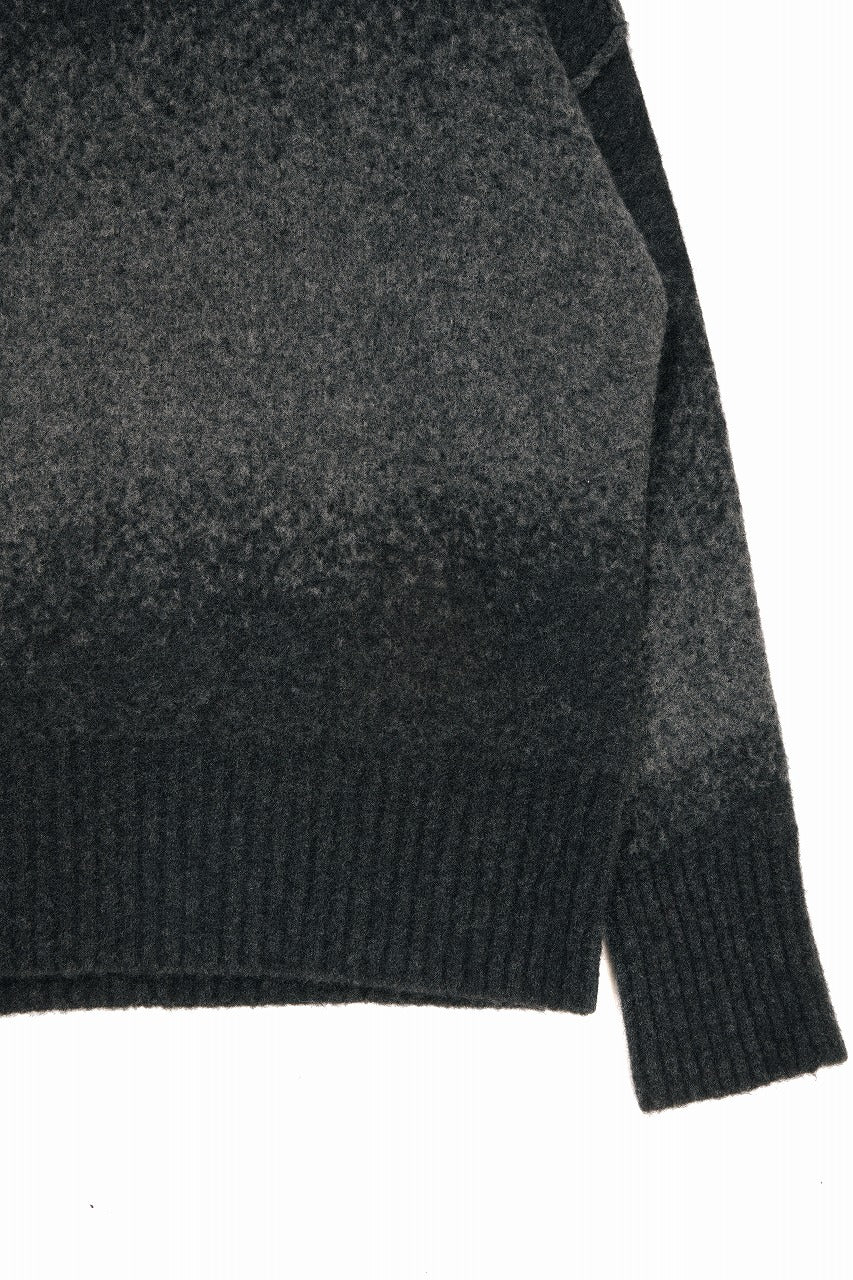 Load image into Gallery viewer, ISABEL BENENATO Yak Shaded Over Size Sweater (GRAPHITE)