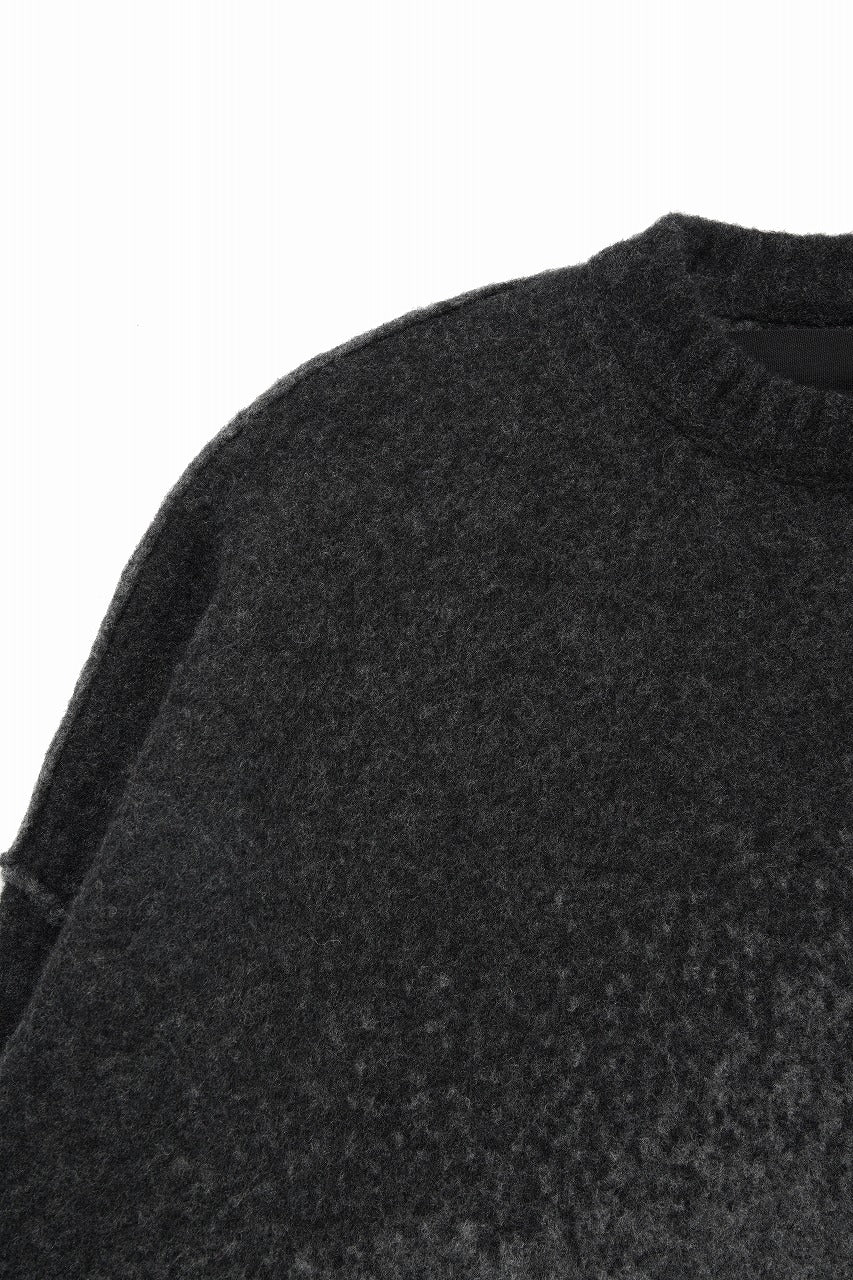 Load image into Gallery viewer, ISABEL BENENATO Yak Shaded Over Size Sweater (GRAPHITE)