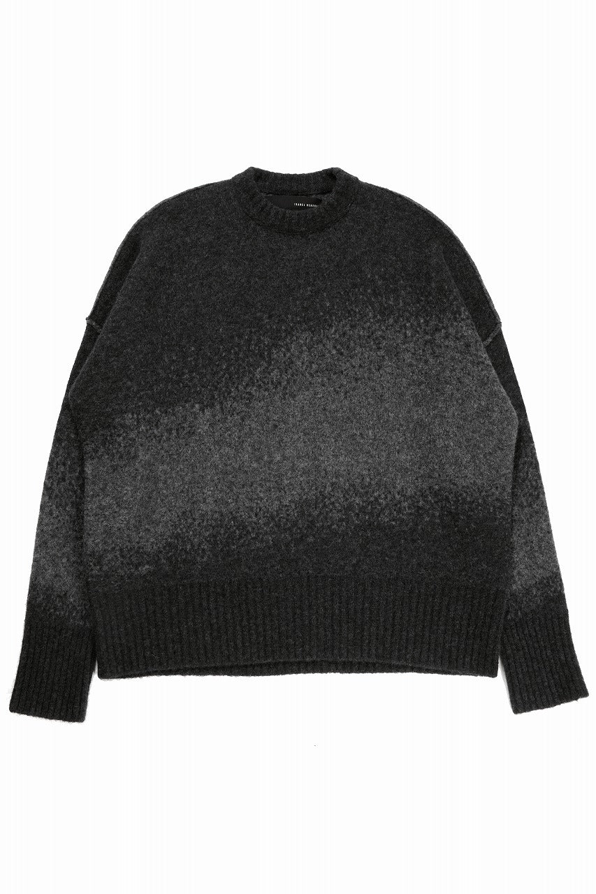 ISABEL BENENATO Yak Shaded Over Size Sweater (GRAPHITE)