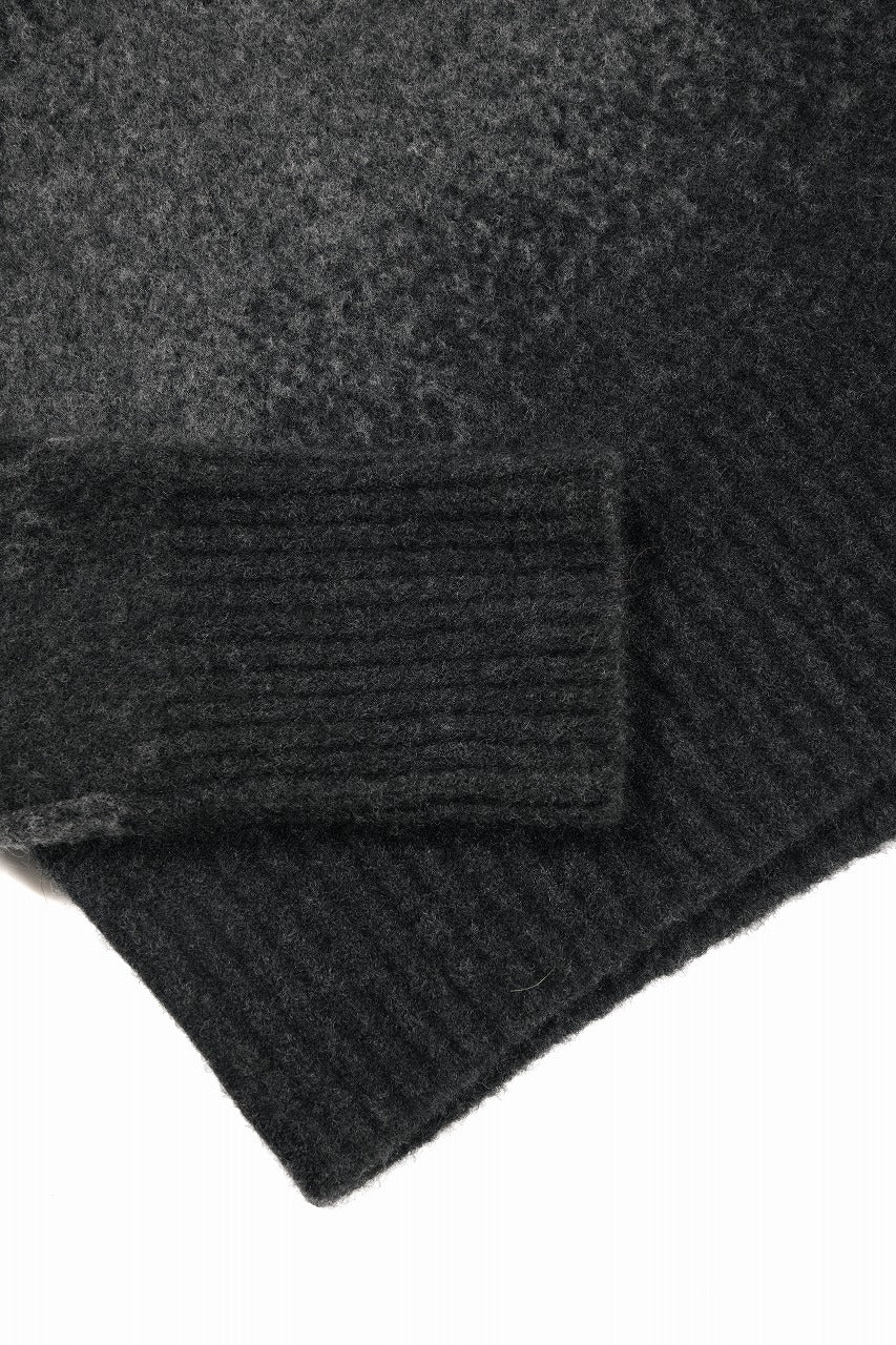 Load image into Gallery viewer, ISABEL BENENATO Yak Shaded Over Size Sweater (GRAPHITE)