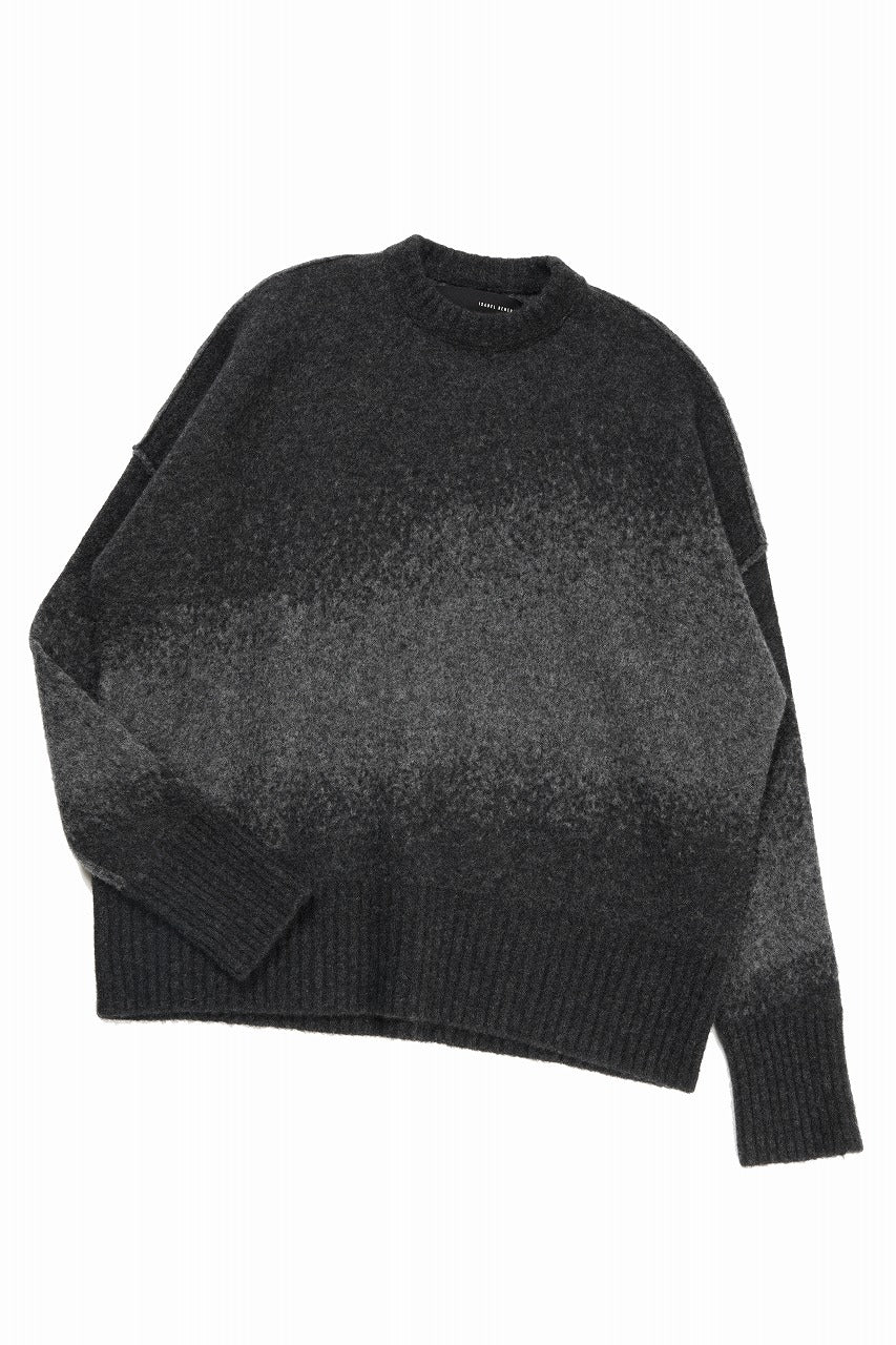 ISABEL BENENATO Yak Shaded Over Size Sweater (GRAPHITE)