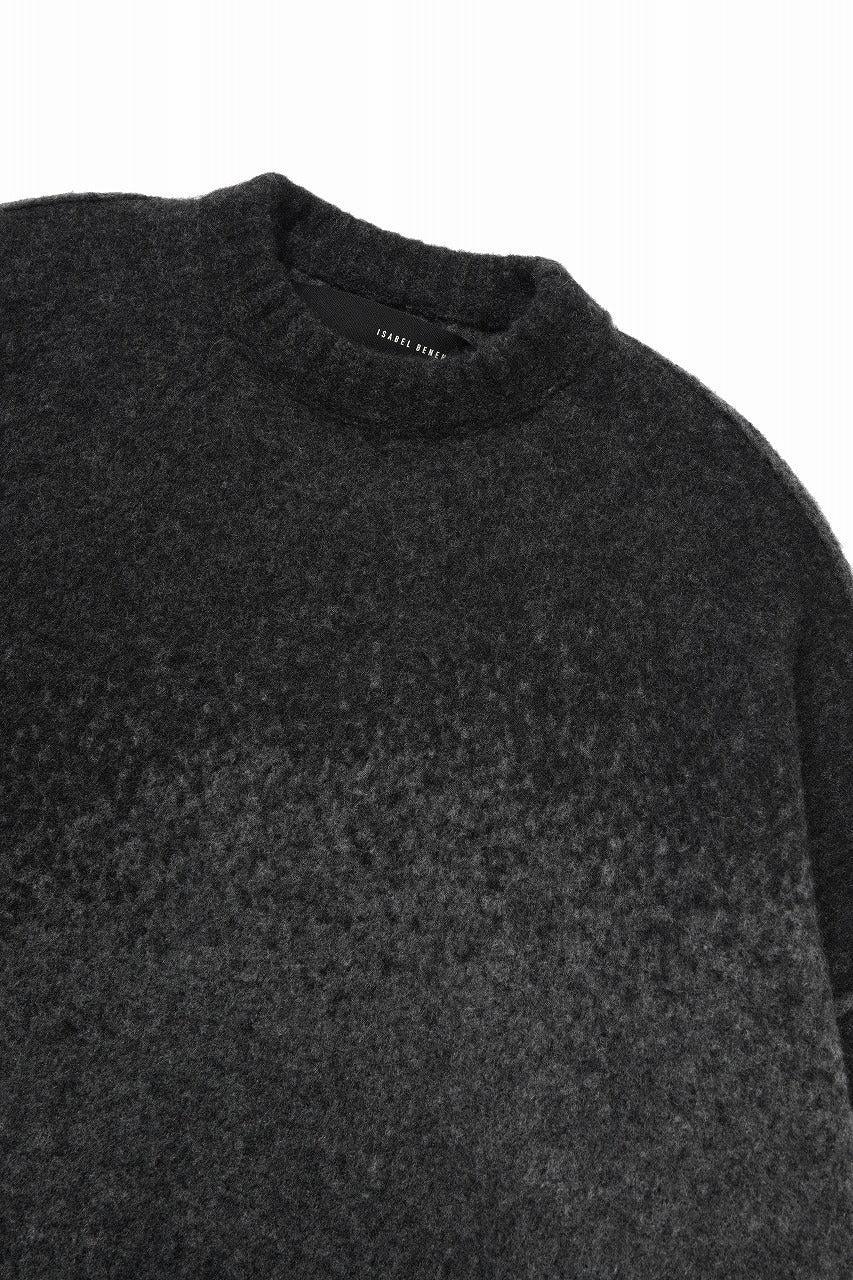 Load image into Gallery viewer, ISABEL BENENATO Yak Shaded Over Size Sweater (GRAPHITE)