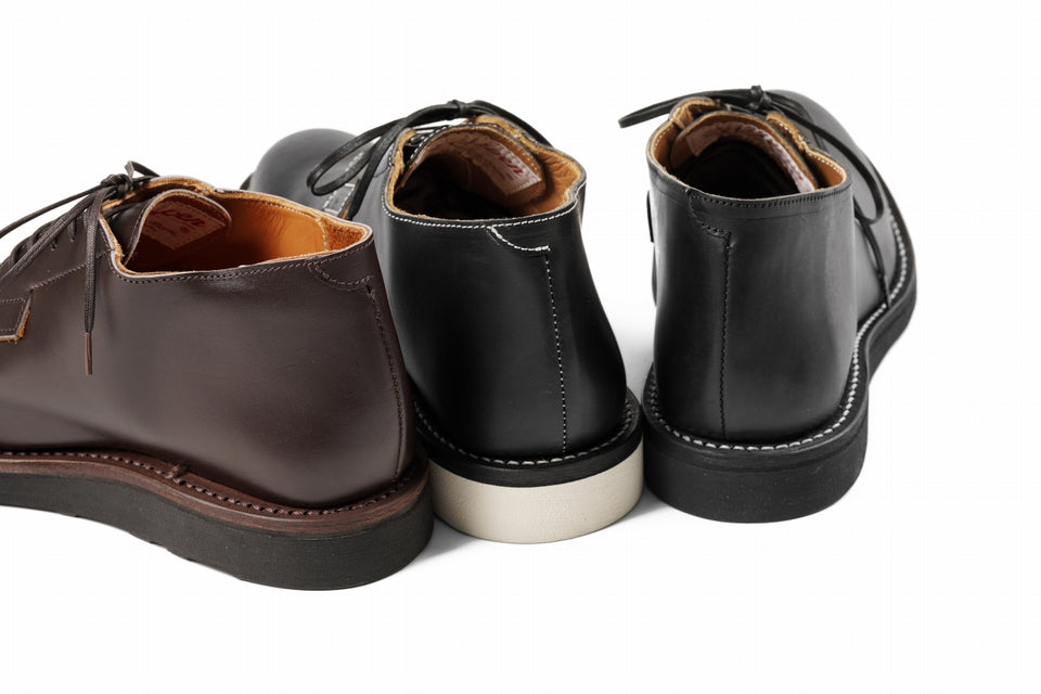 Load image into Gallery viewer, Portaille x N/07 exclusive POST MAN SHOES / GUIDI FIORE (BLACK)