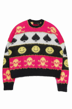 Load image into Gallery viewer, ISABEL BENENATO Wool Jacquarrd Intarsia Knit Jumper (MIX)