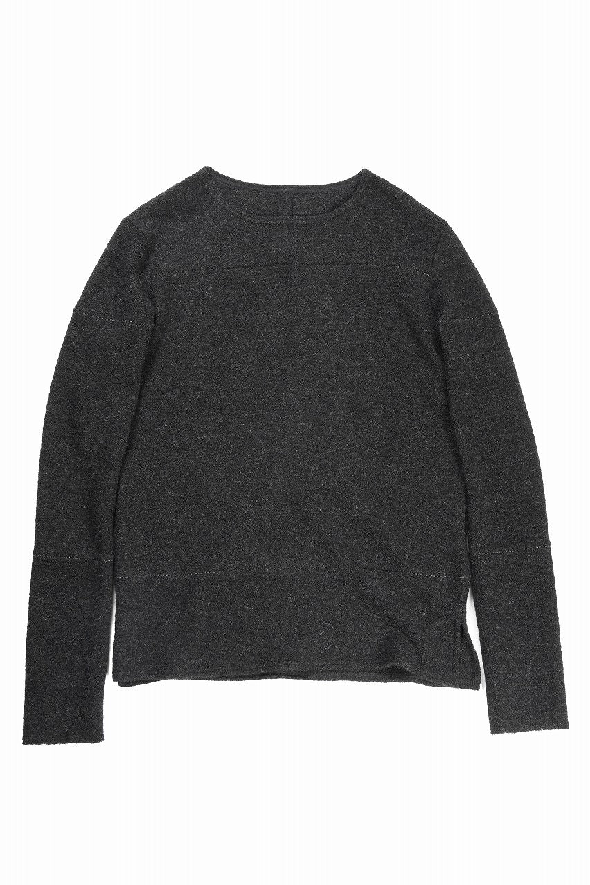 Load image into Gallery viewer, KLASICA STANDARD BOAT NECK / SHETLAND WOOL AMUNZEN (CARBON)