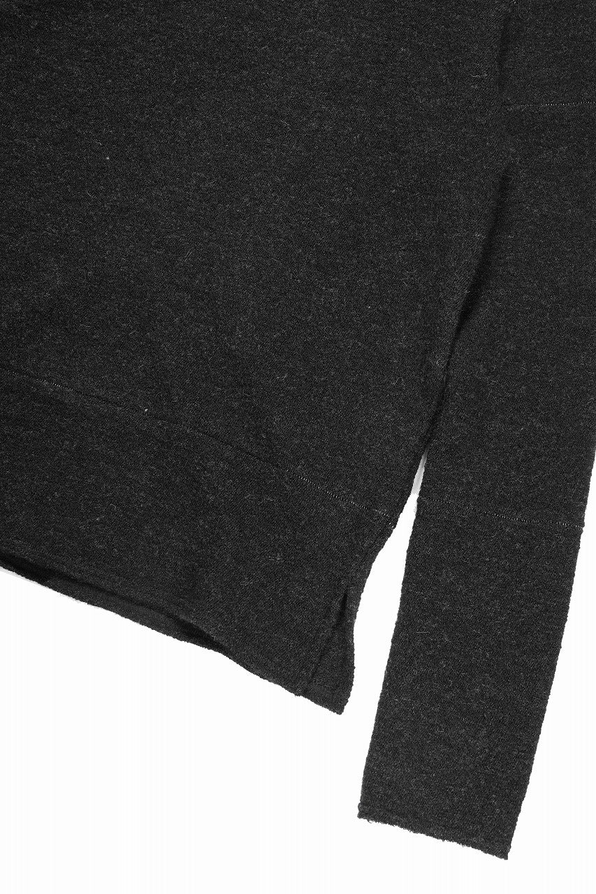 Load image into Gallery viewer, KLASICA STANDARD BOAT NECK / SHETLAND WOOL AMUNZEN (CARBON)