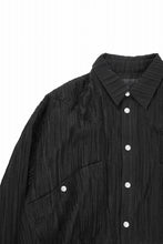 画像をギャラリービューアに読み込む, A.F ARTEFACT SHEER YO-RYU SHORT LENGTH SHIRT (BLACK)