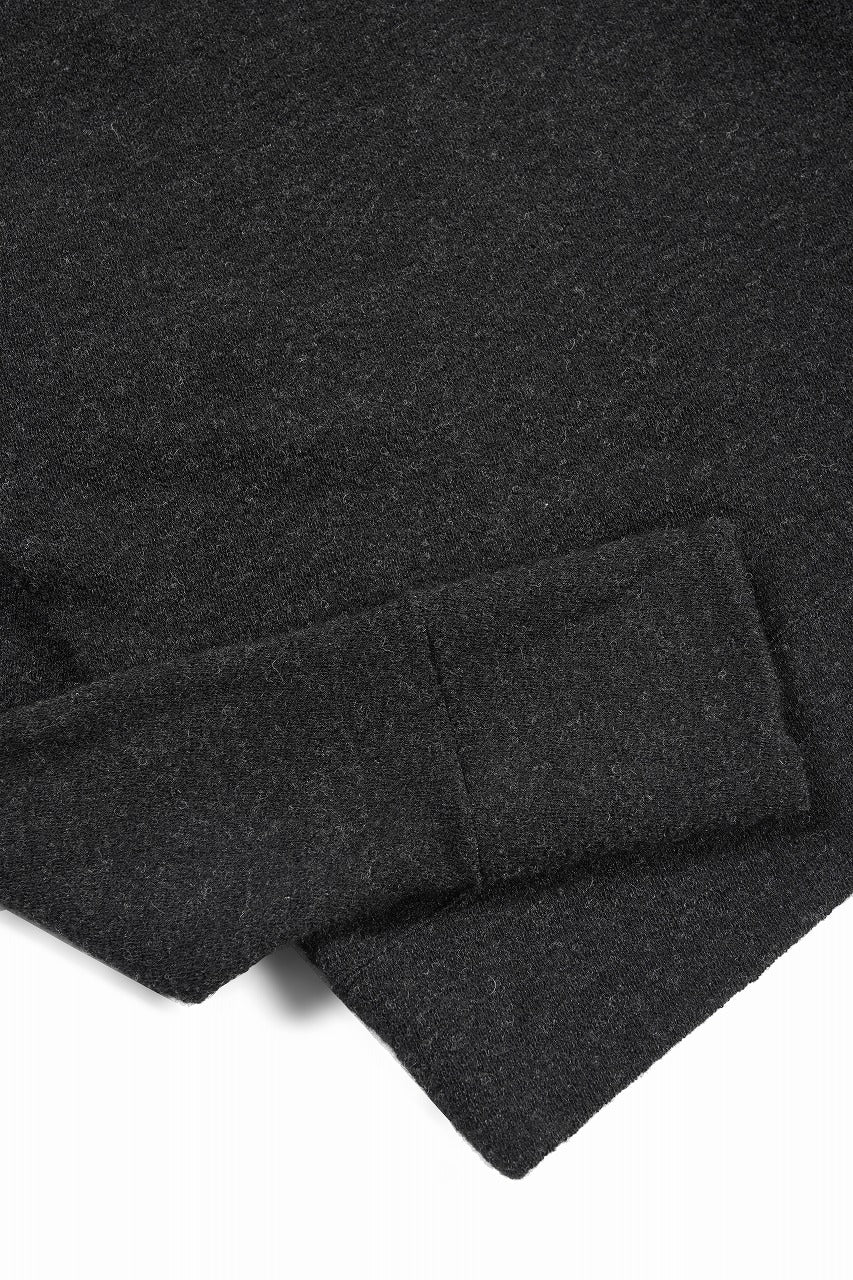 Load image into Gallery viewer, KLASICA VOLUME TURTLE NECK / SHETLAND WOOL AMUNZEN (CARBON)