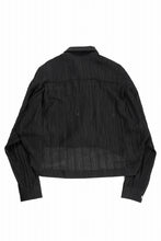 画像をギャラリービューアに読み込む, A.F ARTEFACT SHEER YO-RYU SHORT LENGTH SHIRT (BLACK)