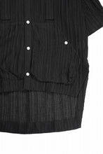 画像をギャラリービューアに読み込む, A.F ARTEFACT SHEER YO-RYU HOODIE SHIRT (BLACK)