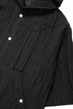 画像をギャラリービューアに読み込む, A.F ARTEFACT SHEER YO-RYU HOODIE SHIRT (BLACK)