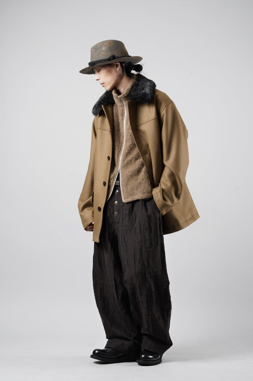 画像をギャラリービューアに読み込む, LITTLEBIG Wool Car Coat (BROWN)