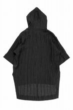 画像をギャラリービューアに読み込む, A.F ARTEFACT SHEER YO-RYU HOODIE SHIRT (BLACK)